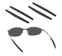 BlazerBuck Replacement Ear Socks for Oakley Whisker/Juliet/A Wire Sunglass - Black + Black