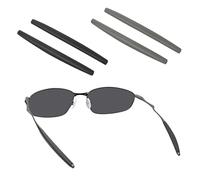 BlazerBuck Replacement Ear Socks for Oakley Whisker/Juliet/A Wire Sunglass - Black + Grey