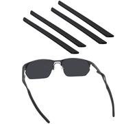 BlazerBuck Replacement Ear Socks for Oakley Wire Tap 2.0 OO4145/Wire Tap 2.0 RX OX5152 Sunglass - Black + Black