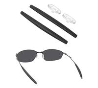 BlazerBuck Replacement Earsocks & Nose Piece for Oakley Whisker Sunglass - Black