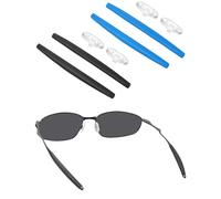 BlazerBuck Replacement Earsocks & Nose Piece for Oakley Whisker Sunglass - Black + Light Blue