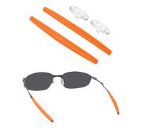 BlazerBuck Replacement Earsocks & Nose Piece for Oakley Whisker Sunglass - Orange