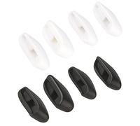 BlazerBuck Replacement Nose Pads Nose Piece for Oakley Flak 2.0 XL OO9295 OO9188 Sunglasses - Black + White