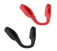 BlazerBuck Replacement Nose Piece Pads for Oakley BXTR OO9280 Sunglass - Standard Black + Red