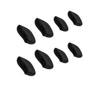 BlazerBuck Replacement Nose Piece Pads for Oakley Commit AV Sunglasses - Black + Black