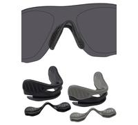 BlazerBuck Replacement Nose Piece Pads for Oakley EV Zero Series Sunglasses - Black + Grey