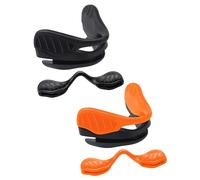 BlazerBuck Replacement Nose Piece Pads for Oakley EV Zero Series Sunglasses - Black + Orange
