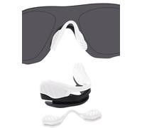 BlazerBuck Replacement Nose Piece Pads for Oakley EV Zero Series Sunglasses - White
