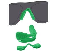 BlazerBuck Replacement Nose Piece Pads for Oakley EVZero Path/EVZero Pitch/EVZero Range/EVZero Blades Sunglasses - Dark Green Base Dark Green Nose Pads