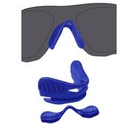 BLAZERBUCK Replacement Nose Piece Pads for Oakley EVZero Path/EVZero Pitch/EVZero Range/EVZero Blades Sunglasses, Dark Blue Base Dark Blue Nose Pads, 0