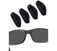BlazerBuck Replacement Nose Piece Pads for Oakley Fives Squared Sunglasses - Black + Black