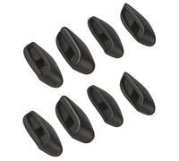 BlazerBuck Replacement Nose Piece Pads for Oakley Flak Jacket XLJ Sunglasses - Black + Black
