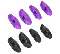 BlazerBuck Replacement Nose Piece Pads for Oakley Flak Jacket XLJ Sunglasses - Black + Purple