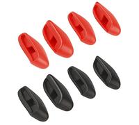 BlazerBuck Replacement Nose Piece Pads for Oakley Flak Jacket XLJ Sunglasses - Black + Red
