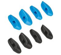 BlazerBuck Replacement Nose Piece Pads for Oakley Half Jacket Sunglasses - Black + Light Blue