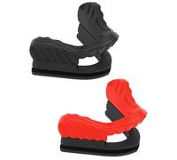 BlazerBuck Replacement Nose Pieces Pads for Oakley M Frame Series Sunglasses - Black + Red