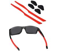BlazerBuck Replacement Sock Kits Earsocks & Nosepieces for Oakley Chainlink OO9247 Sunglass - Red