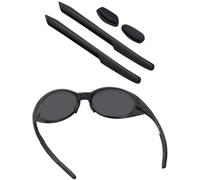 BlazerBuck Replacement Sock Kits Earsocks & Nosepieces for Oakley Eye Jacket Redux OO9438 Sunglass - Black