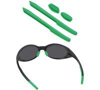 BlazerBuck Replacement Sock Kits Earsocks & Nosepieces for Oakley Eye Jacket Redux OO9438 Sunglass - Dark Green