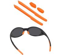 BlazerBuck Replacement Sock Kits Earsocks & Nosepieces for Oakley Eye Jacket Redux OO9438 Sunglass - Orange