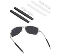 BlazerBuck Replacement Sock Kits Earsocks & Nosepieces for Oakley Inmate Sunglass - Black + White