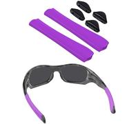 BlazerBuck Replacement Sock Kits Earsocks & Nosepieces for Oakley Pit Bull OO9127 / Pit Bull Asian Fit OO9161 Sunglass - Purple