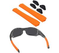BlazerBuck Replacement Sock Kits Earsocks & Nosepieces for Oakley Pit Bull OO9127 / Pit Bull Asian Fit OO9161 Sunglass - Orange