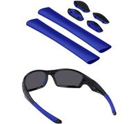 BlazerBuck Replacement Sock Kits Earsocks & Nosepieces for Oakley Straight Jacket 2007 Sunglass - Blue