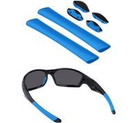 BlazerBuck Replacement Sock Kits Earsocks & Nosepieces for Oakley Straight Jacket 2007 Sunglass - Light Blue