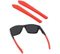 BlazerBuck Replacement Temple Sleeves Ear Socks for Oakley Jupiter Squared OO9135 Sunglass - Red