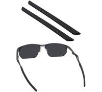 BlazerBuck Replacement Temple Sleeves Ear Socks for Oakley Wire Tap 2.0 OO4145/Wire Tap 2.0 RX OX5152 Eyeglasses - Black