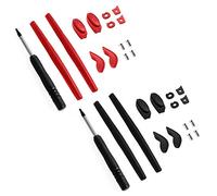 BlazerBuck Sock Kits Ear Socks & Nose Pieces for Oakley Juliet Sunglass - Black + Red