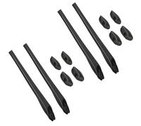 BlazerBuck Sock Kits Earsocks & Nosepieces for Oakley Flak 2.0 XL Sunglass - Black + Grey