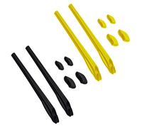 BlazerBuck Sock Kits Earsocks & Nosepieces for Oakley Flak 2.0 XL Sunglass - Black + Yellow