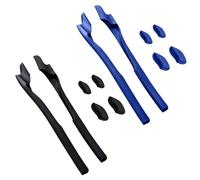 BlazerBuck Sock Kits Earsocks & Nosepieces for Oakley Half Jacket 2.0 XL Sunglass - Black + Blue