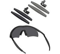BlazerBuck Sock Kits Earsocks & Nosepieces for Oakley M Frame Series Sunglasses - Black + Grey
