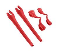 BlazerBuck Sock Kits Earsocks & Nosepieces for Oakley Radar EV Series Sunglass - Red