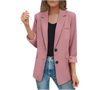 Blazers for Women Business Casual Open Front Long Sleeve Cardigan Blazer Work Office Jackets Balzer with Pockets 2024 Fall Blazer Jacket for Women Fashion Elegant Suit Top Outerwear Office Wedding