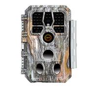 BLAZEVIDEO Trail Game Camera 24MP 1296P H.264 MP4/MOV Video 100ft Night Vision 0.1S Trigger Motion Activated Easy Operate Waterproof Wildlife Hunting Deer Cam Password Protected (Grey)
