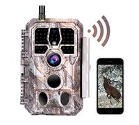 BLAZEVIDEO Wildlife Camera WIFI Bluetooth with App, 32MP 1296P Game & Trail Cameras with 120°Motion Sensor, 36pcs IR LEDs Night Vision Hunting Camera, IP66 Waterproof animal cameras for outdoors