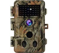 BLAZEVIDEO Wildlife Camera with Night Vision Motion Activated, 32MP 1296P IP66 Waterproof Wildlife Trail Cameras, 940nm No Glow IR LEDs camera trap, 0.1s Trigger Time