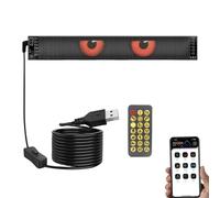 Blazexel Devil Eyes Light For, Colorful Eye Lamp Soft Screen For Car Win-dows, Programmable Flex Led Eyes Light For, Vehicles Houses Bar-s Shops Decorative Accessories