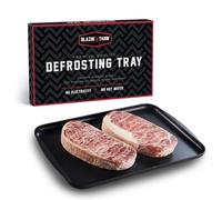 BLAZIN' THAW Defrosting Tray for Frozen Meat | Premium Edition | Aluminium Alloy Plate for Thawing Frozen Food | Natural Thawing Process | No Microwaves, No Cold/Warm Water Required |
