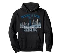 BLAZING A TRAIL NOT A FIREPLACE Pullover Hoodie