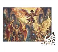 Blazing Angels 1000 Piece Jigsaw Puzzle,Stress Relief,Premium Cardboard,Whimsical Challenge,Educational Toy,Home Wall Decor,Gift Idea,Adults & Kids 14+ 70x50cm