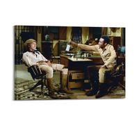 Blazing Saddles MovieCover Poster Art Canvas Gift for Friends Or for Your Own Use Bedroom Living Room Decoration AestheticFrame-style 12x18inch(30x45cm)