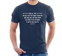 Blazing Saddles Opening Lines Men's T-Shirt Navy Blue