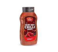 Blazing Very Hot Chilli Sauce. Perfect for Chicken, Meat & Veg. (520ML)