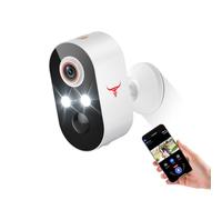 Blazique 1080p Security Camera, Smart AI Human Detection, Color Night Vision, 2-Way Audio, Cloud Storage Sold Separately, 2.4G WiFi, Wireless Indoor/Outdoor Surveillance Bullet Cam (1 Pack)