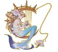 BLBMH Cute Metal Bookmarks for Women Girls Book Lovers Anime Bookmark Mermaid Gifts for Readers Best Friends -M4